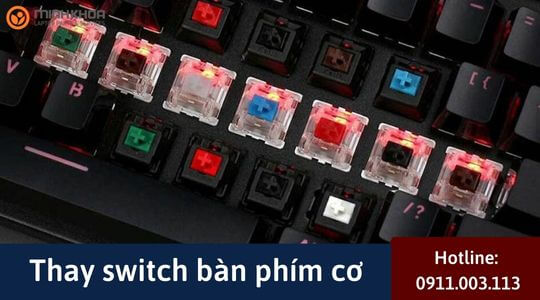 Thay switch ban phim co 1