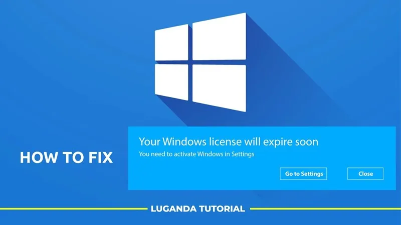 Your Windows license will expire soon 22