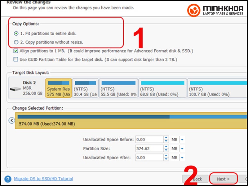 Copy win tu HDD sang SSD 5