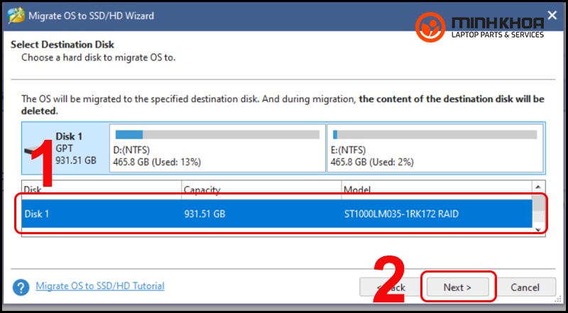 Copy win tu HDD sang SSD 9