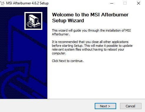 Tải xuống và cài đặt ứng dụng MSI Afterburner
