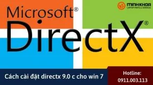 Cach cai dat DirectX 9.0 c cho win 7 10