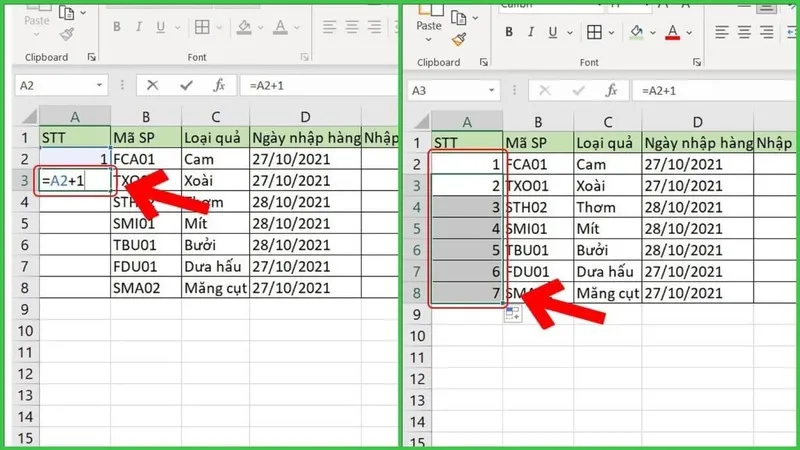 3 cách đánh số thứ tự không liên tục trong Excel 14 Cach danh so thu tu khong lien tuc trong Excel 4