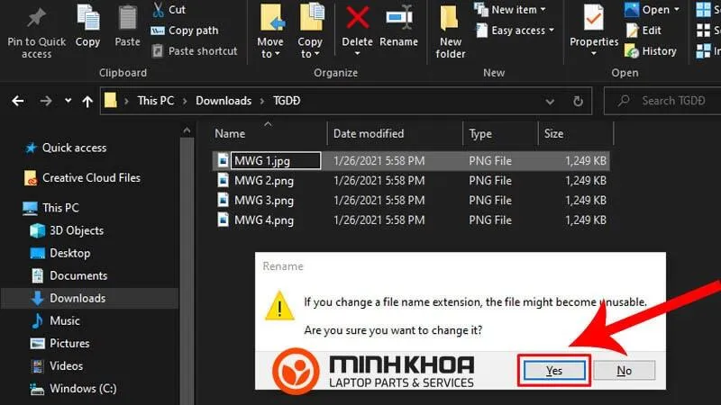 Cách đổi đuôi file (22) Cách đổi đuôi file (22)