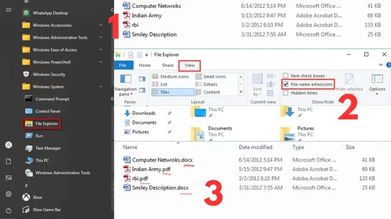 Cách đổi đuôi file (8) Cách đổi đuôi file (8)