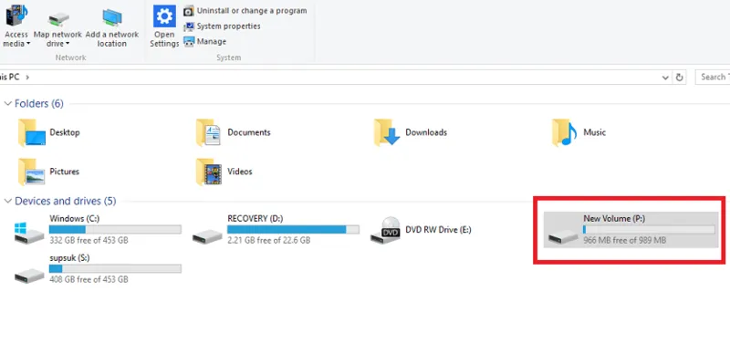 Cách tạo ổ đĩa D trên Win 10 (7)