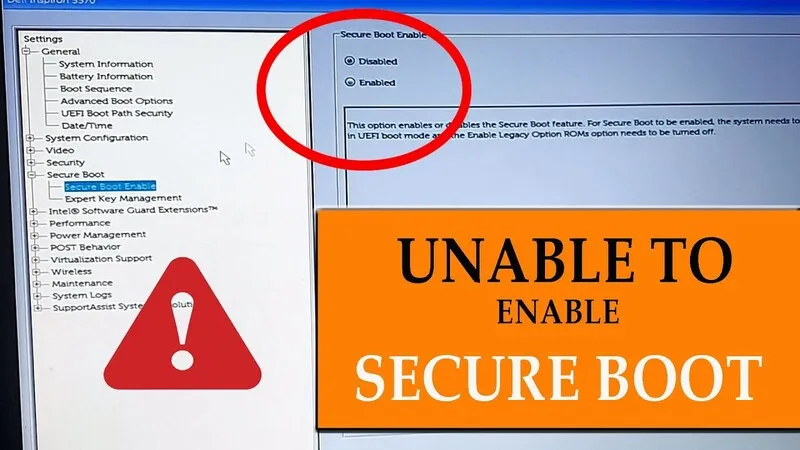 Cách tắt Secure Boot (11)