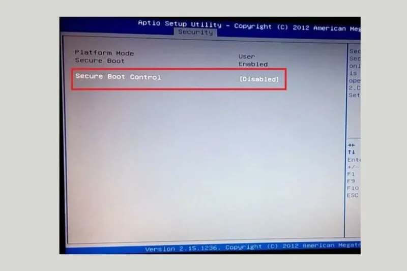 Cách tắt Secure Boot (3)