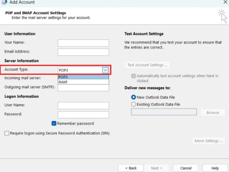 Cài đặt Outlook trên máy tính (12)