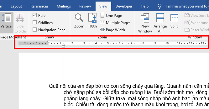 Cách hiện thanh ruler trong Word cho mọi phiên bản