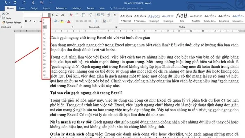 Hiện thanh Ruler trong Word (6) Hiện thanh Ruler trong Word (6)