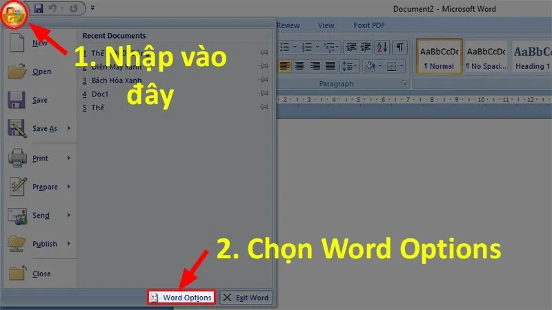 Hiện thanh Ruler trong Word (6) Hiện thanh Ruler trong Word (6)