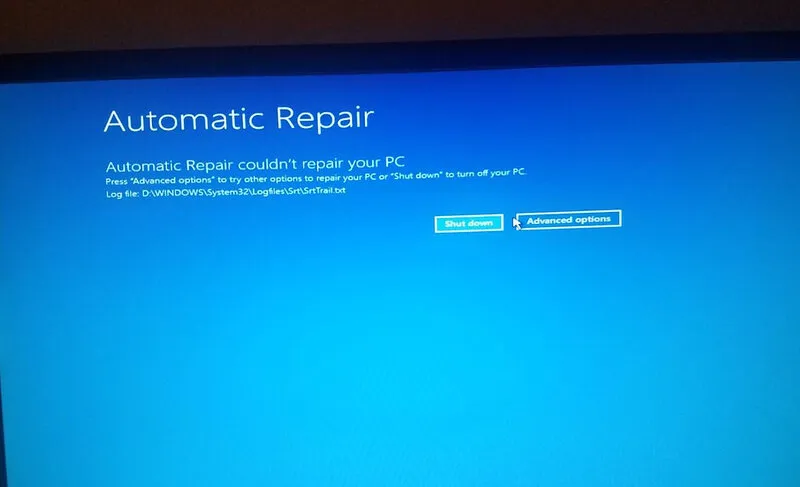 Lỗi Automatic Repair (2)