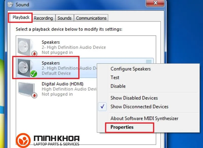 Máy tính không có speakers loa ngoài (14)