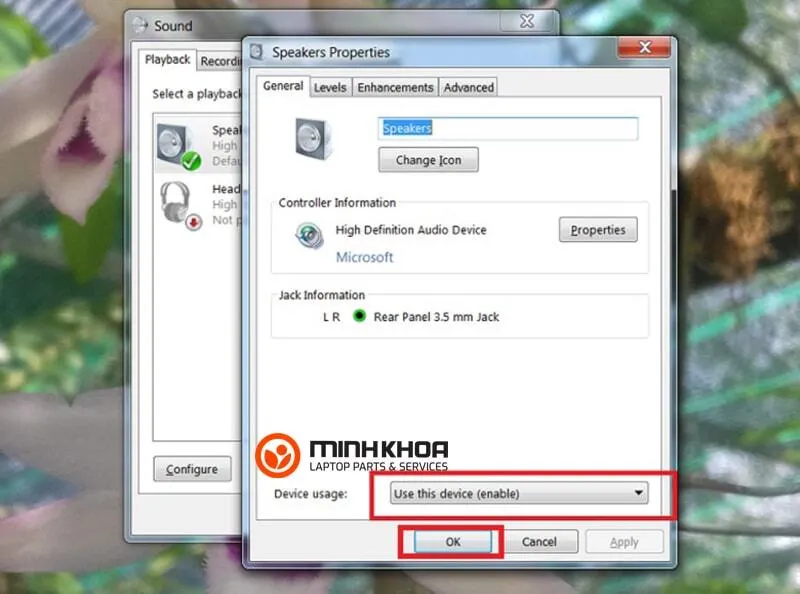 Máy tính không có speakers loa ngoài (15)