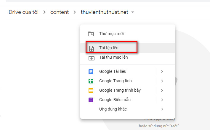 Mở khoá file Excel bằng Google Driver