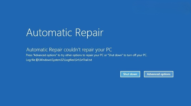 Nguyên nhân gây ra lỗi Automatic Repair trong Windows 10