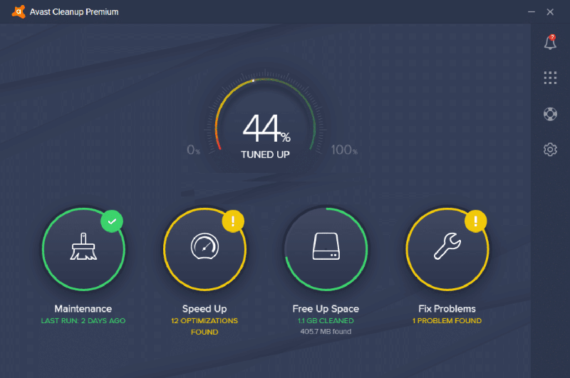 Phần mềm Avast Cleanup