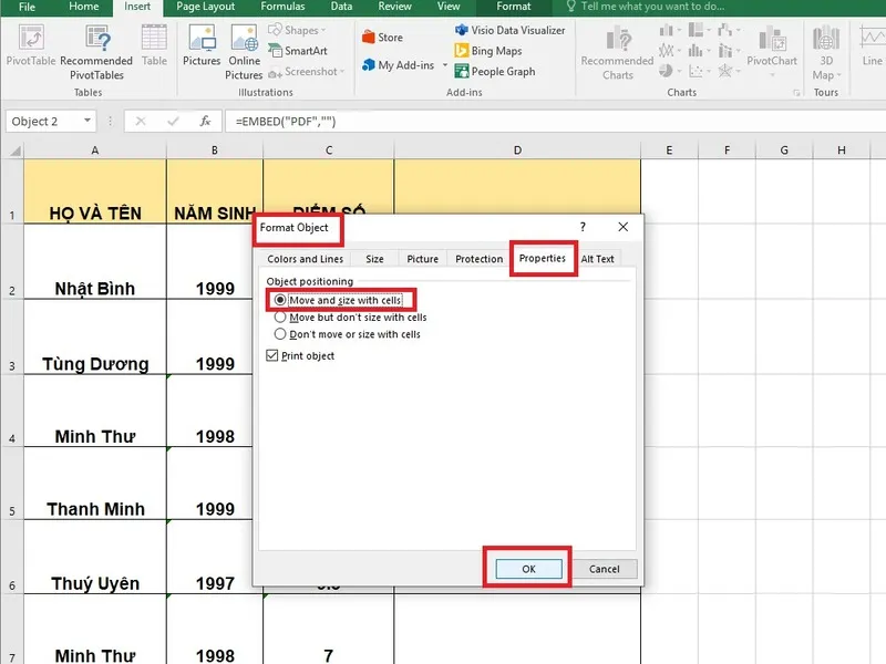 Chèn file PDF vào Excel (16) Chèn file PDF vào Excel (23)