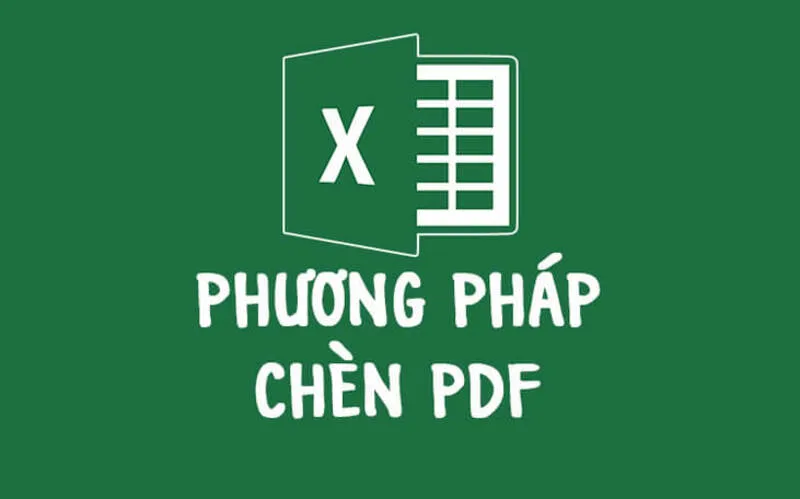 Chèn file PDF vào Excel (5) Chèn file PDF vào Excel (5)