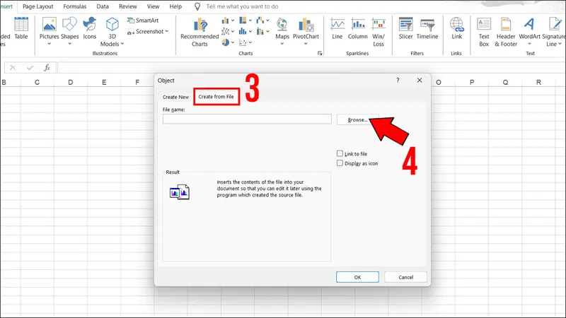 Chèn file PDF vào Excel (6) Chèn file PDF vào Excel (6)