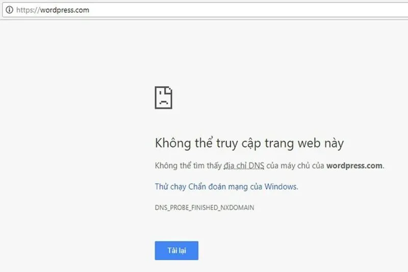 Có mạng nhưng không vào được một số trang web (6)