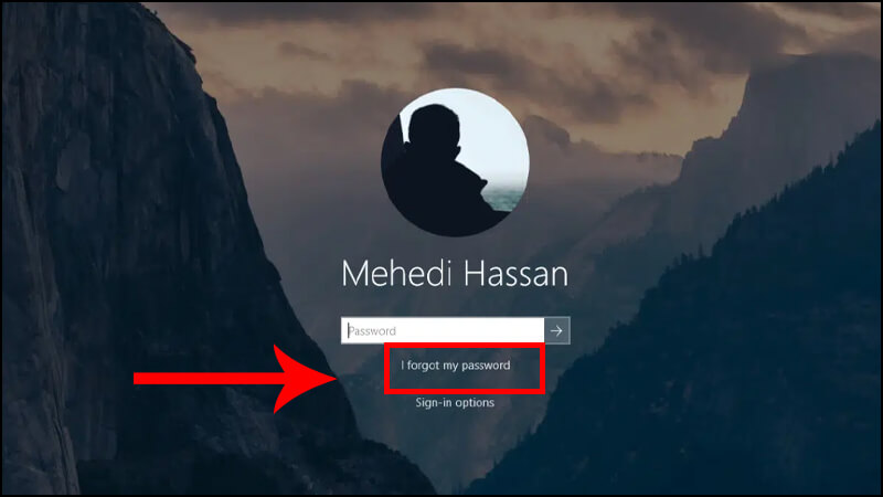 Đặt lại mật khẩu máy tính bằng Microsoft Account
