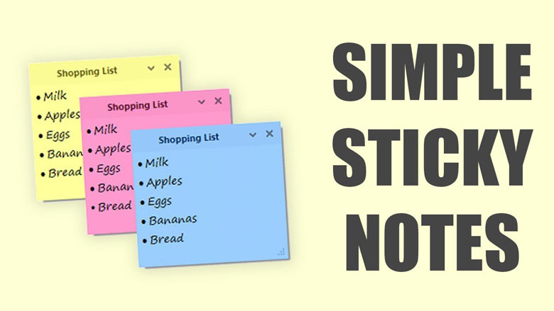 Simple Sticky Note ứng dụng nên cài cho MacBook