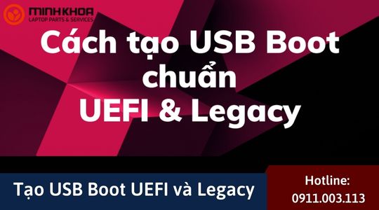 Tao USB Boot UEFI va Legacy