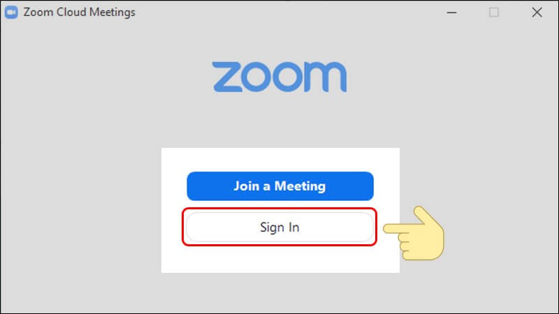 Đăng ký tài khoản Zoom cho máy tính