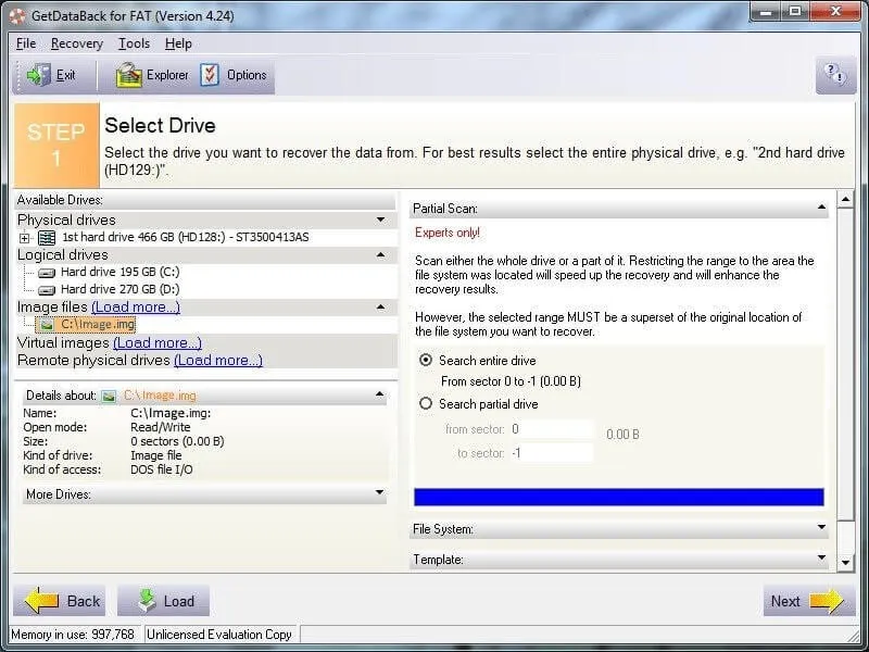 GetDataBack phan mem khoi phuc du lieu co gi vuot troi 24