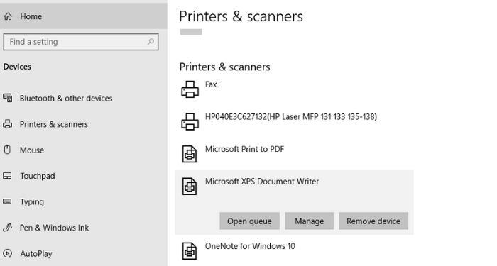 Hủy lệnh in trên Win 10 bằng Devices and Printers