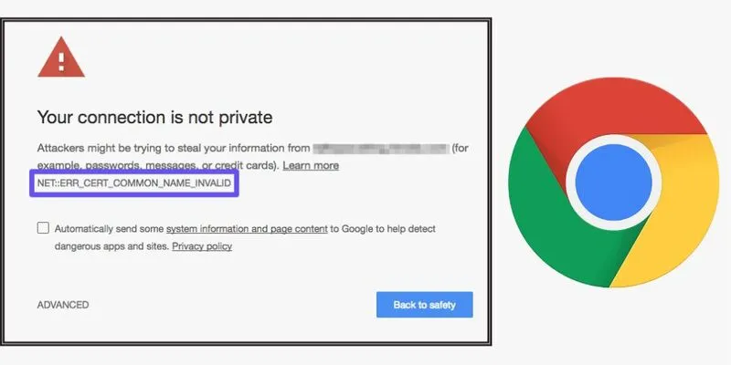 Cách khắc phục lỗi NETERR_CERT_COMMON_NAME_INVALID trên Win 10 3 NETERR CERT COMMON NAME INVALID 5