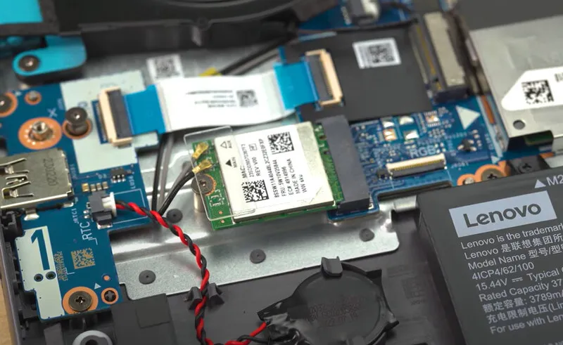 Thay card wifi laptop 9