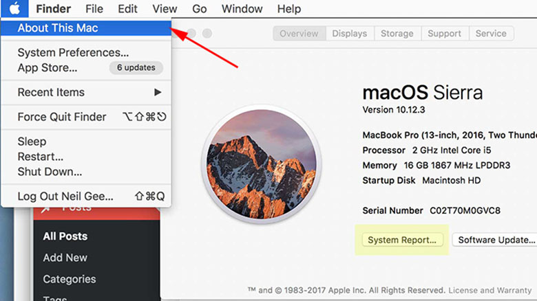 Kiểm tra ổ cứng trên Macbook