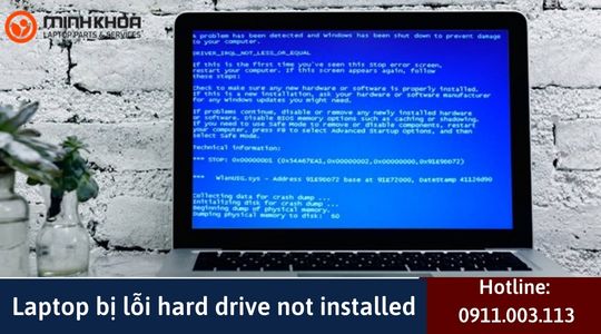 Laptop bi loi hard drive not installed 14