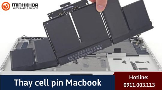 Thay cell pin macbook 1 1