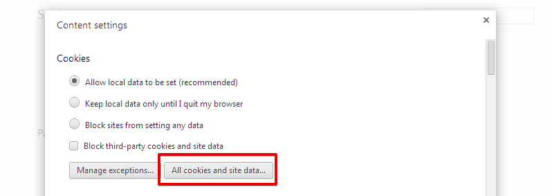 Xóa cookie 1 trang web cụ thể trên trình duyệt Chrome 