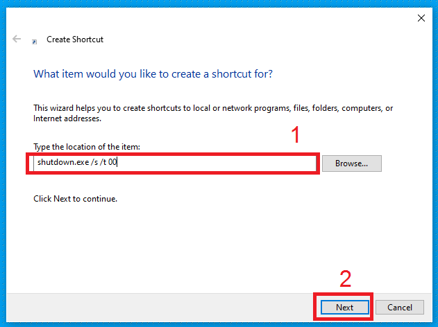 Hướng dẫn tạo nút Shutdown trên Windows 10 để tắt máy nhanh