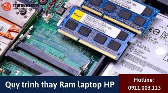 Quy trinh thay Ram laptop HP 19