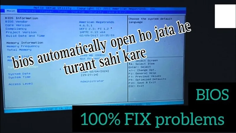 Aptio setup utility copyright c 2012 american megatrends inc 4 1