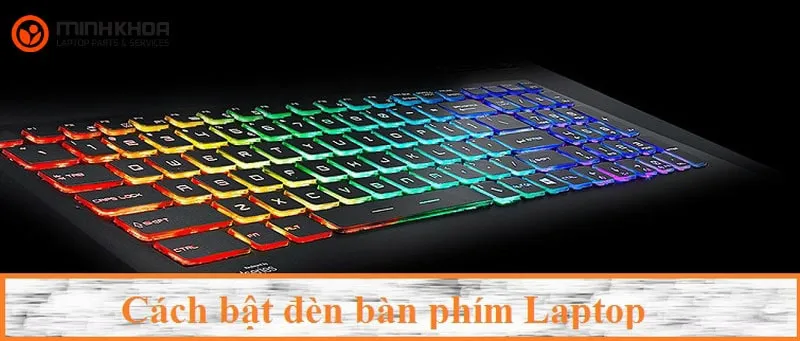 Bat den ban phim laptop HP 2