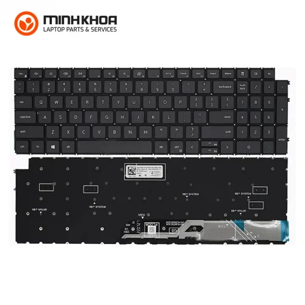 Ban phim zin laptop Dell Inspiron 3511 den 3520 Vostro 3510 INS 5515 khuyet nguon