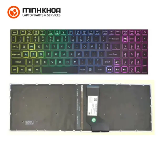 Ban phim zin led 7 mau laptop Acer Nitro 5 AN515 57 2021 cap nho