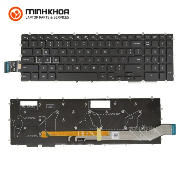 Ban phim zin led 7 mau laptop Dell Gaming RGB M15R1 M17R1 G5 5500 G7 0XWH68