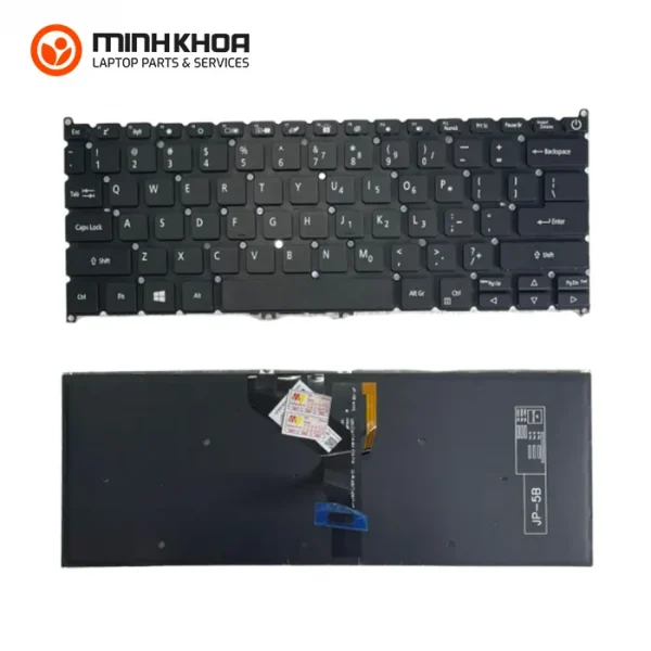 Ban phim zin led laptop Acer SF514 52 cap nho chu trang