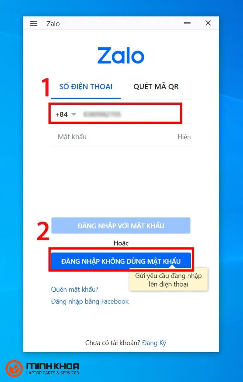 Dang nhap zalo tren may tinh 22