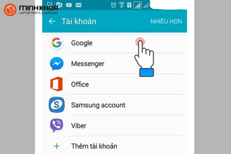 Cach xoa tai khoan Google Android 11