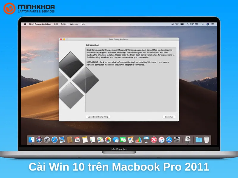 Cài Win 10 trên Macbook Pro 2011