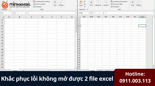 Loi khong mo duoc 2 file excel cung luc 18